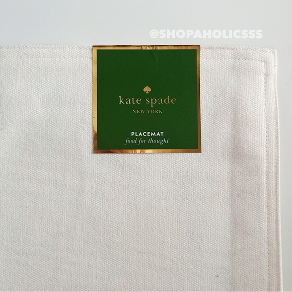 🆕 | NWT KATE SPADE NEW YORK ‘Seize the Day’ Placemat - Picture 3 of 4